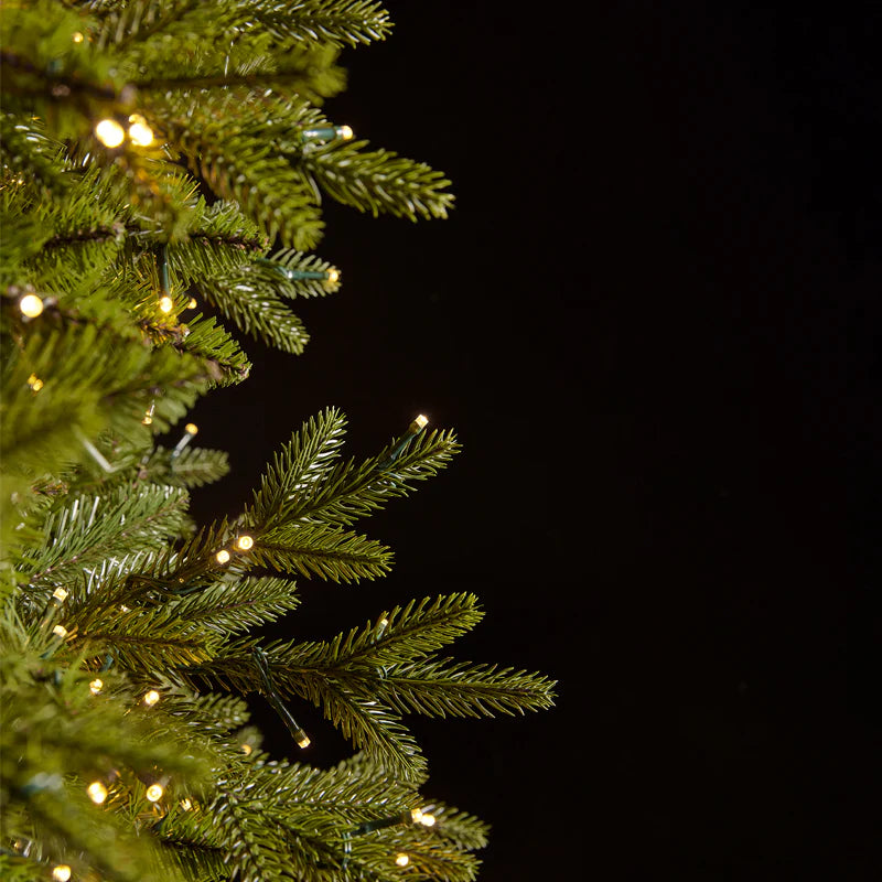 Albero di Natale Pino Cristallo h180 con 1500 mini led