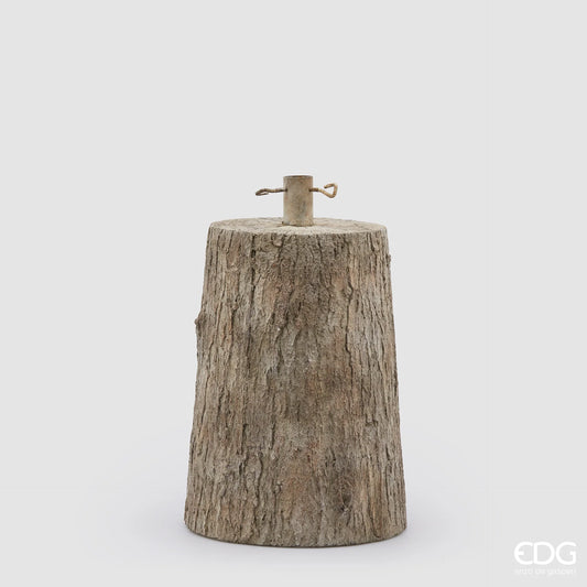 EDG Enzo de Gasperi Base tronco Albero di Natale H 43 cm D 32 cm