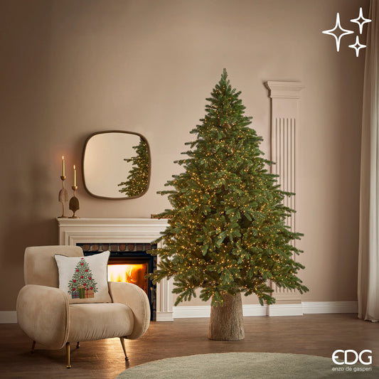 EDG Enzo de Gasperi Albero di Natale Total PE Pino Imperial New H210 cm 4000 Mini Led